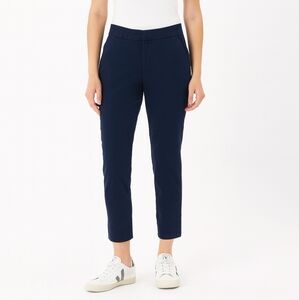 Banana Republic Womens Navy Blue High Rise Slim Ankle Pants Size 0 Office Work